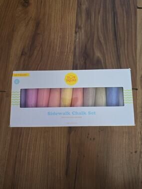 Sun Squad Multicolor Sidewalk Chalk Set 20 colors 50 pieces